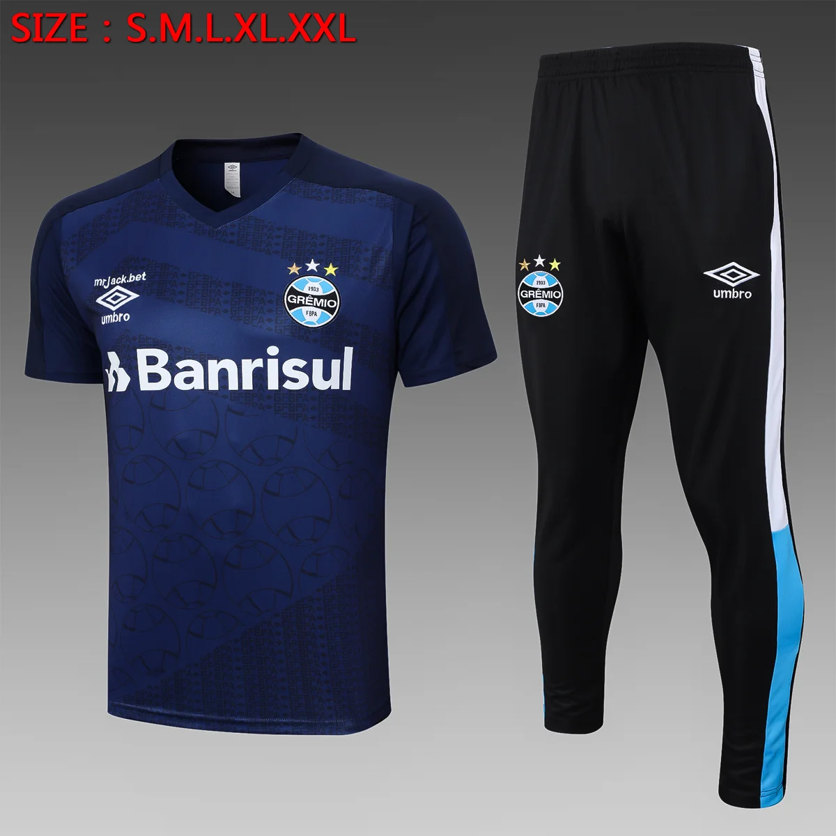 Camisa conjunto - Grêmio (manga curta)