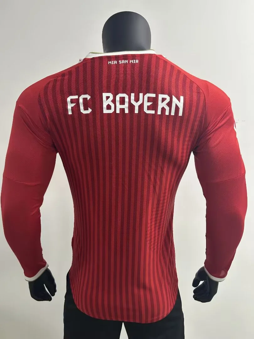 Camisa titular - Bayern de Munique 2026/27 (manga longa) - versão jogador - S a 3XL