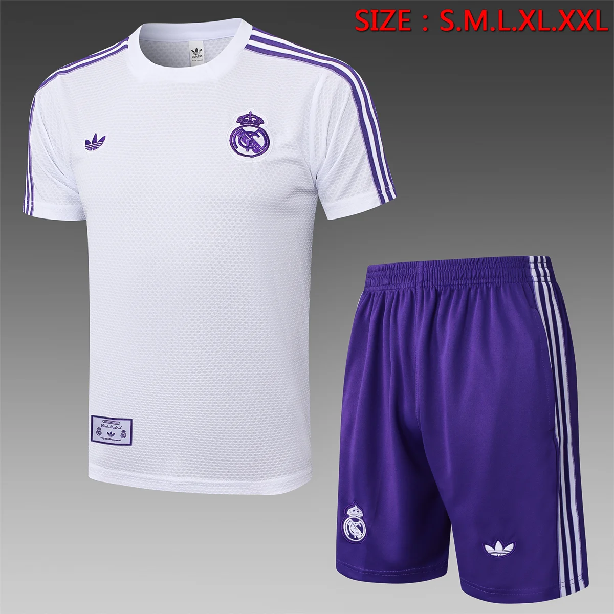 Camisa - Real Madrid (manga curta, retrô)