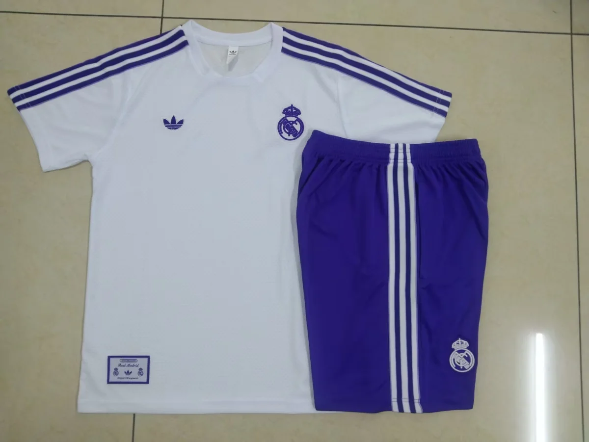 Camisa - Real Madrid (manga curta, retrô)