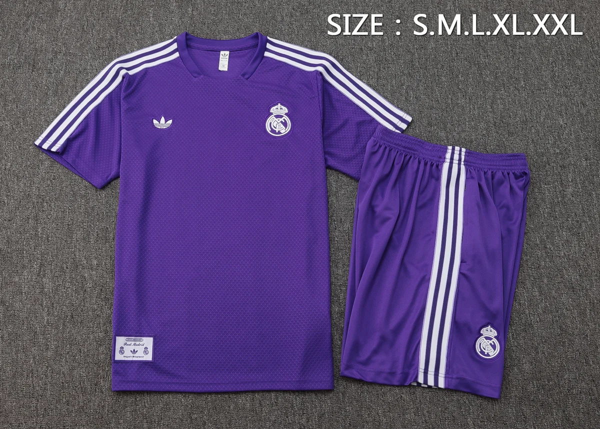 Camisa - Real Madrid (manga curta, retrô)
