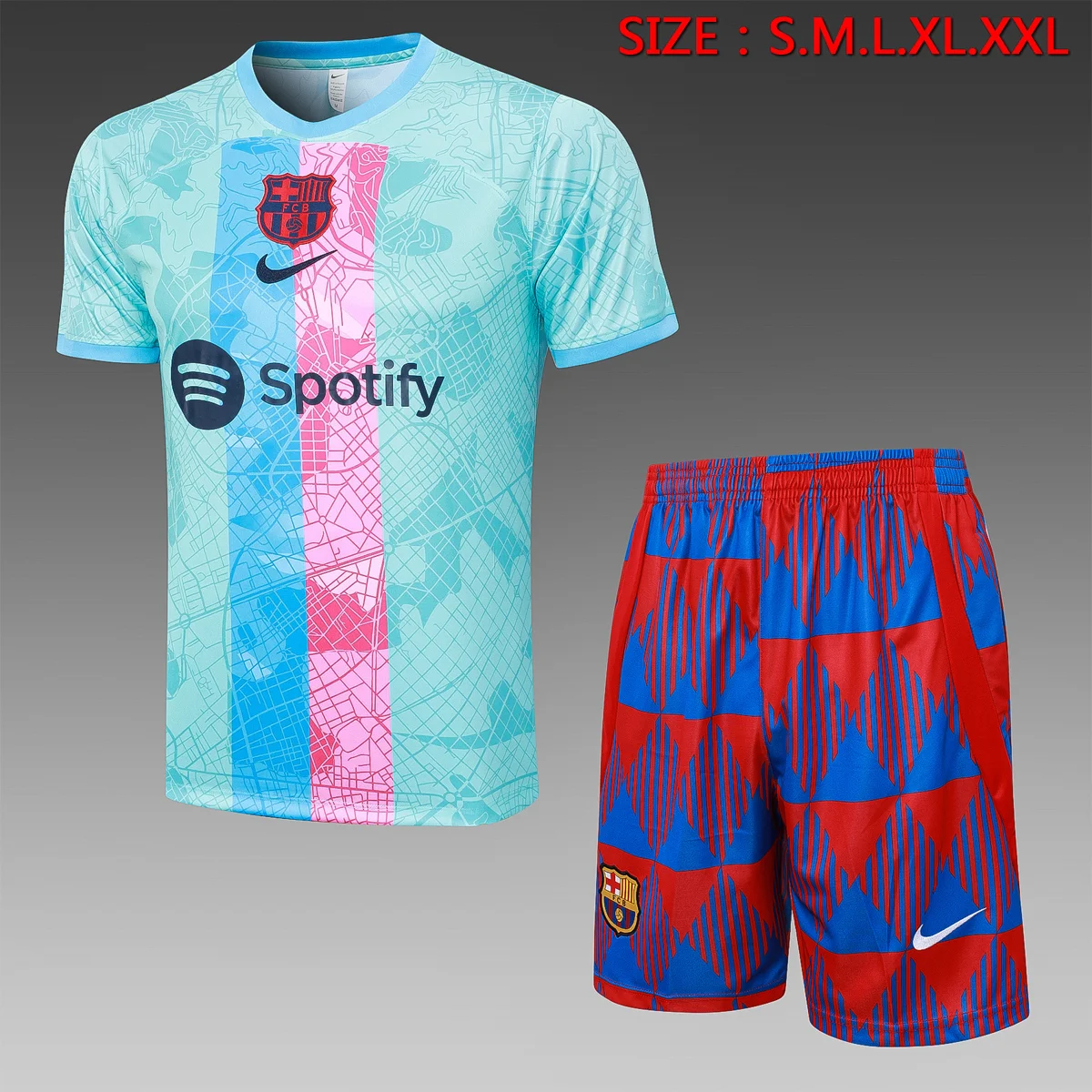 Camisa conjunto - Barcelona (manga curta)