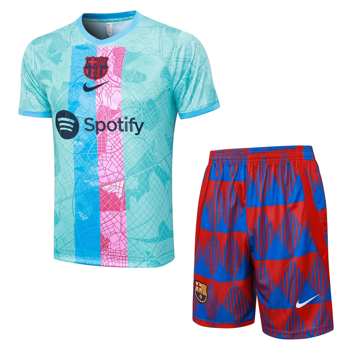 Camisa conjunto - Barcelona (manga curta)
