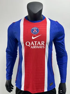 Camisa titular - PSG 2026/27 (manga longa) - versão jogador - S a 3XL