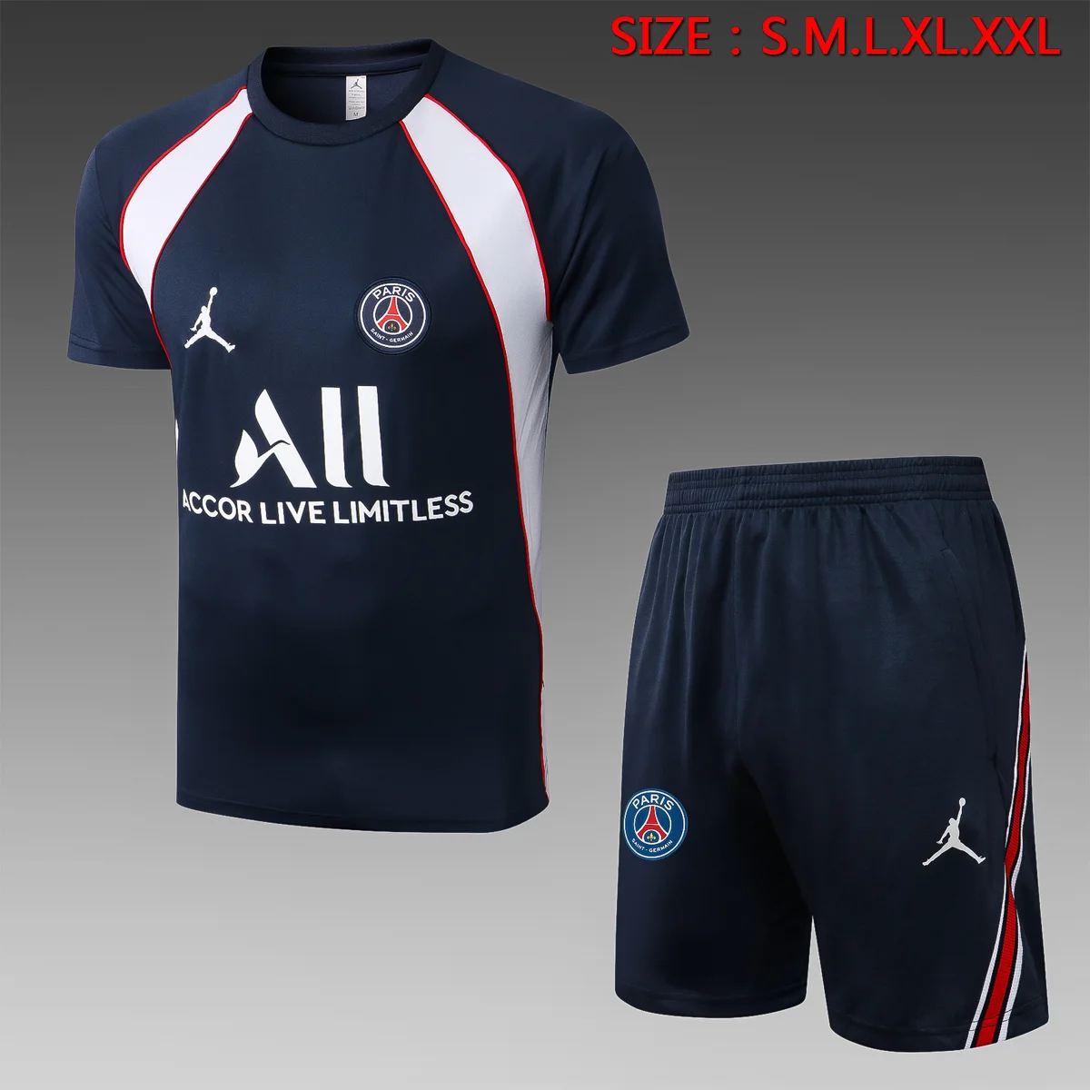 Camisa conjunto - PSG (manga curta)