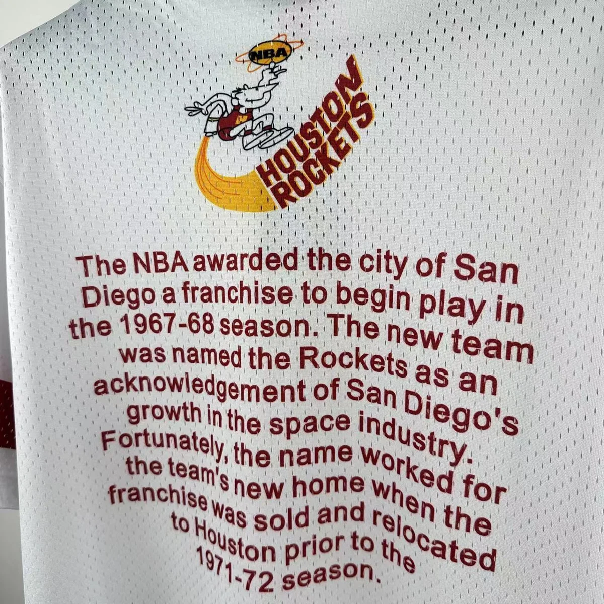 Camisa - Houston Rockets (retrô)