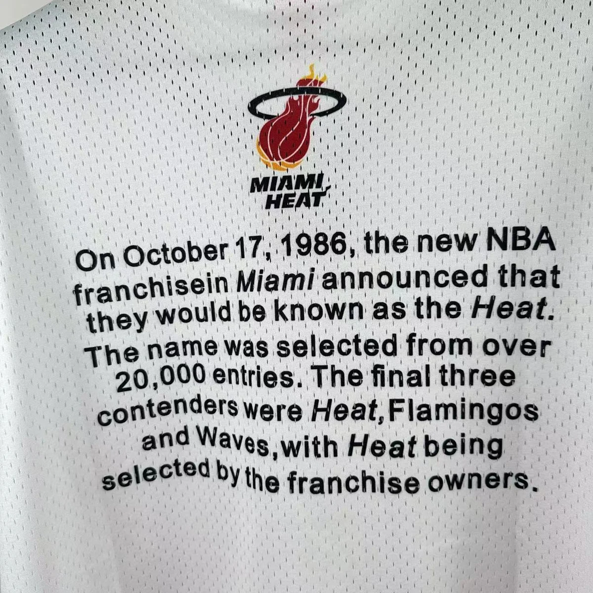 Camisa - Miami Heat (retrô)
