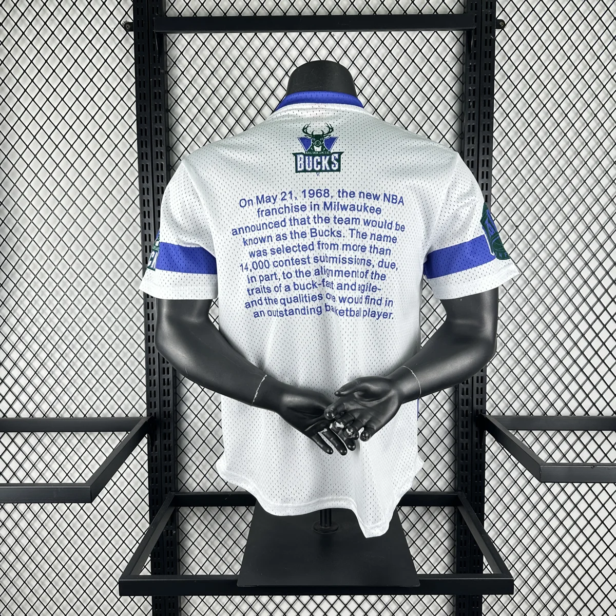 Camisa - Milwaukee Bucks (retrô)