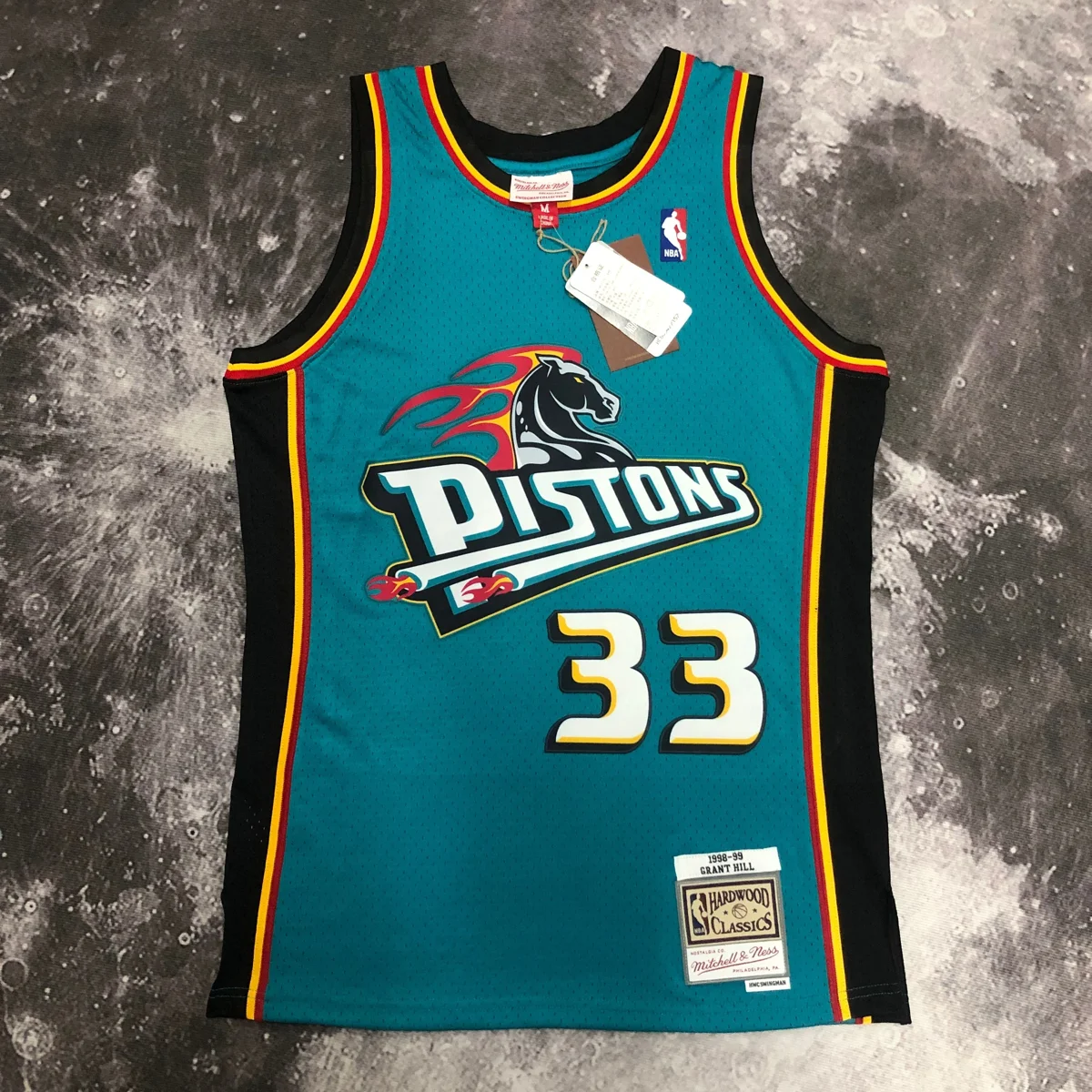 Camisa - Detroit Pistons (retrô)