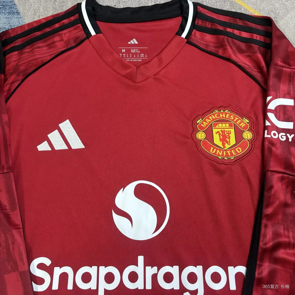 Camisa titular - Manchester United (manga longa) - S a 4XL