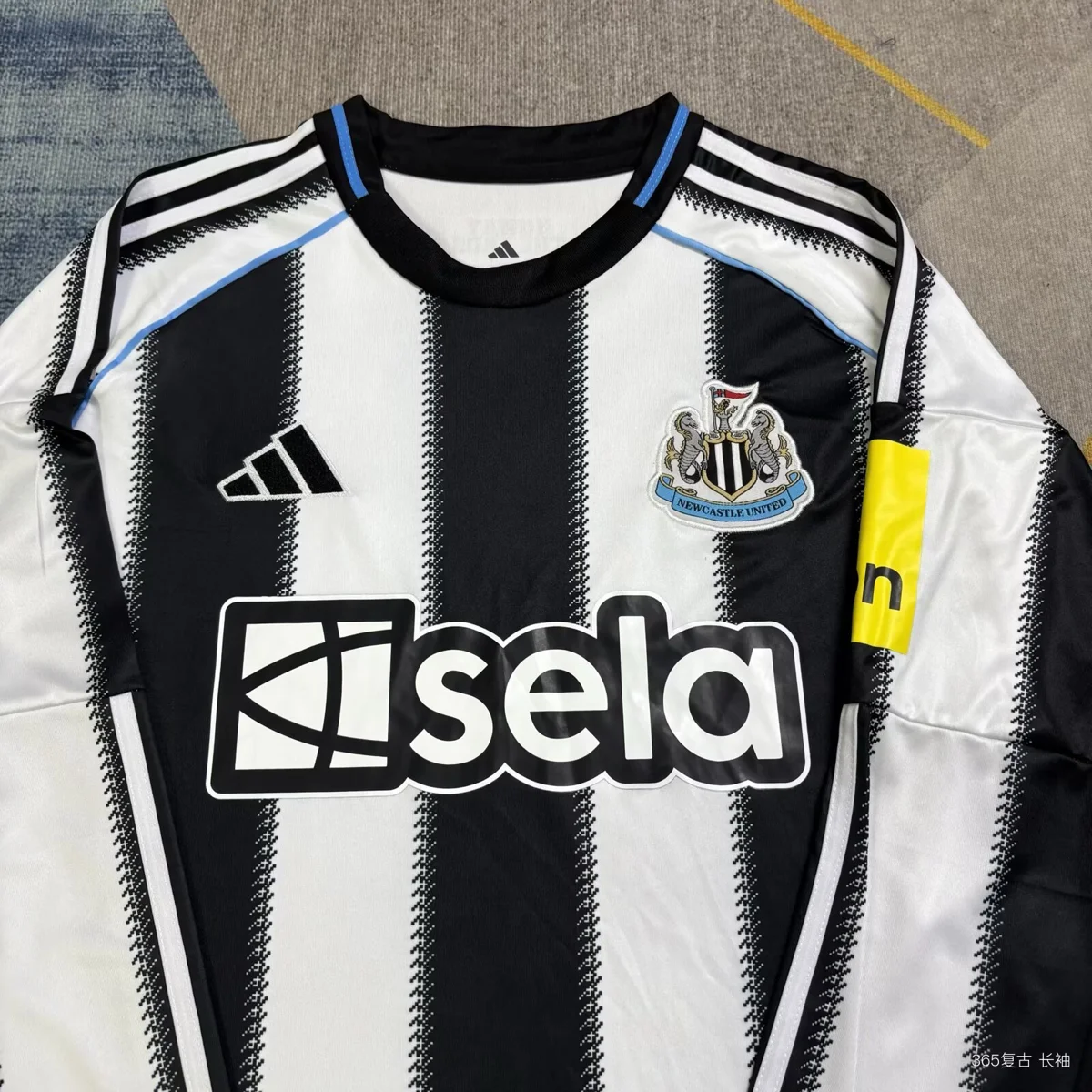 Camisa titular - Newcastle (manga longa) - S a 4XL