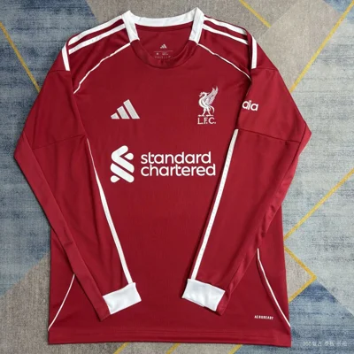Camisa titular - Liverpool (manga longa) - S a 4XL