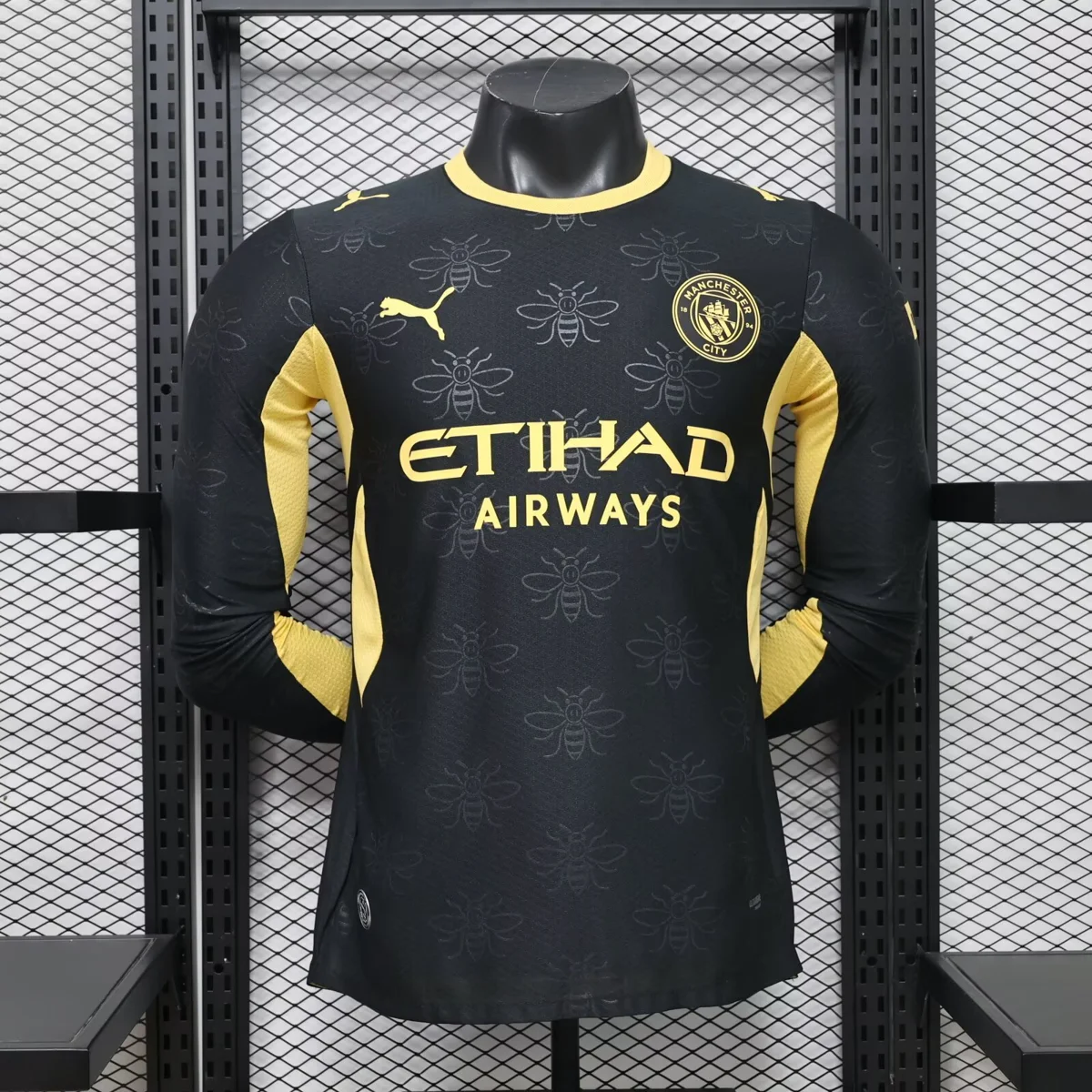 Camisa reserva - Manchester City 2026/27 (manga longa) - S a 2XL
