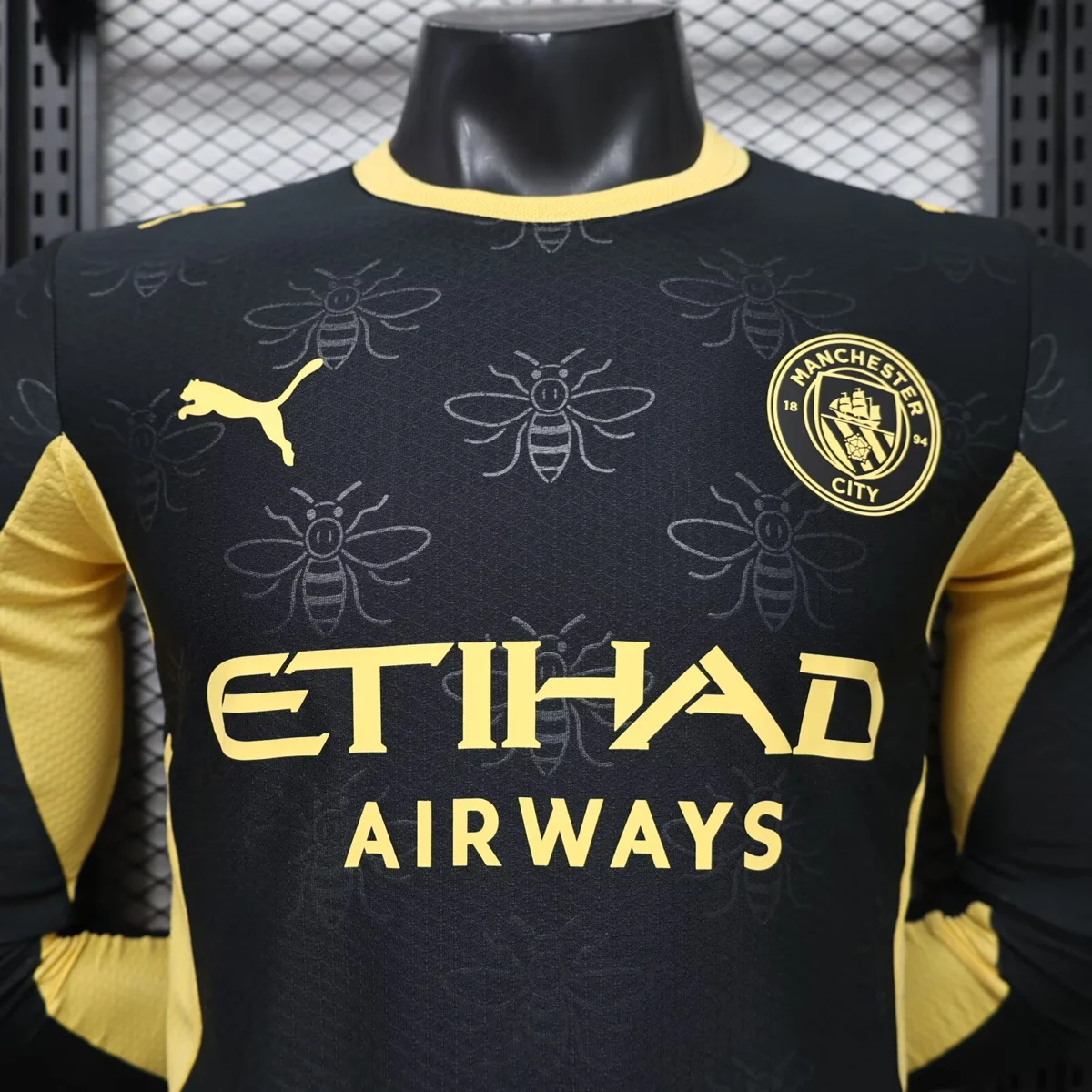 Camisa reserva - Manchester City 2026/27 (manga longa) - S a 2XL