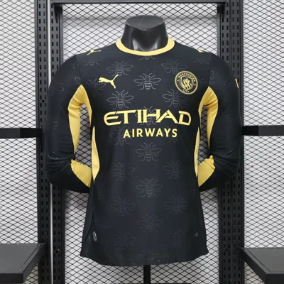 Camisa reserva - Manchester City 2026/27 (manga longa) - S a 2XL