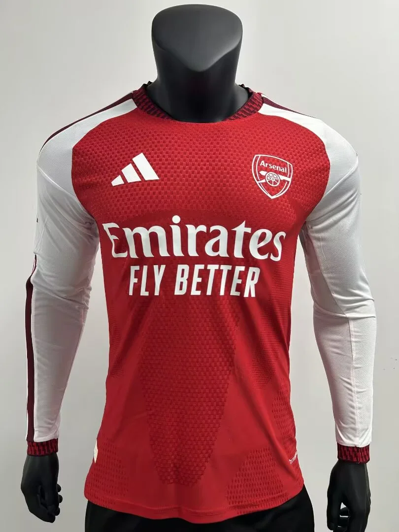 Camisa titular - Arsenal 2026/27 (manga longa) - versão jogador - S a 3XL