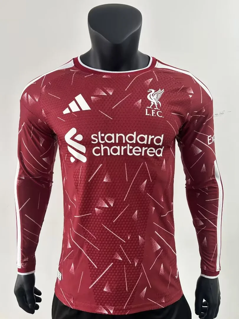 Camisa titular - Liverpool (manga longa) - S a 3XL