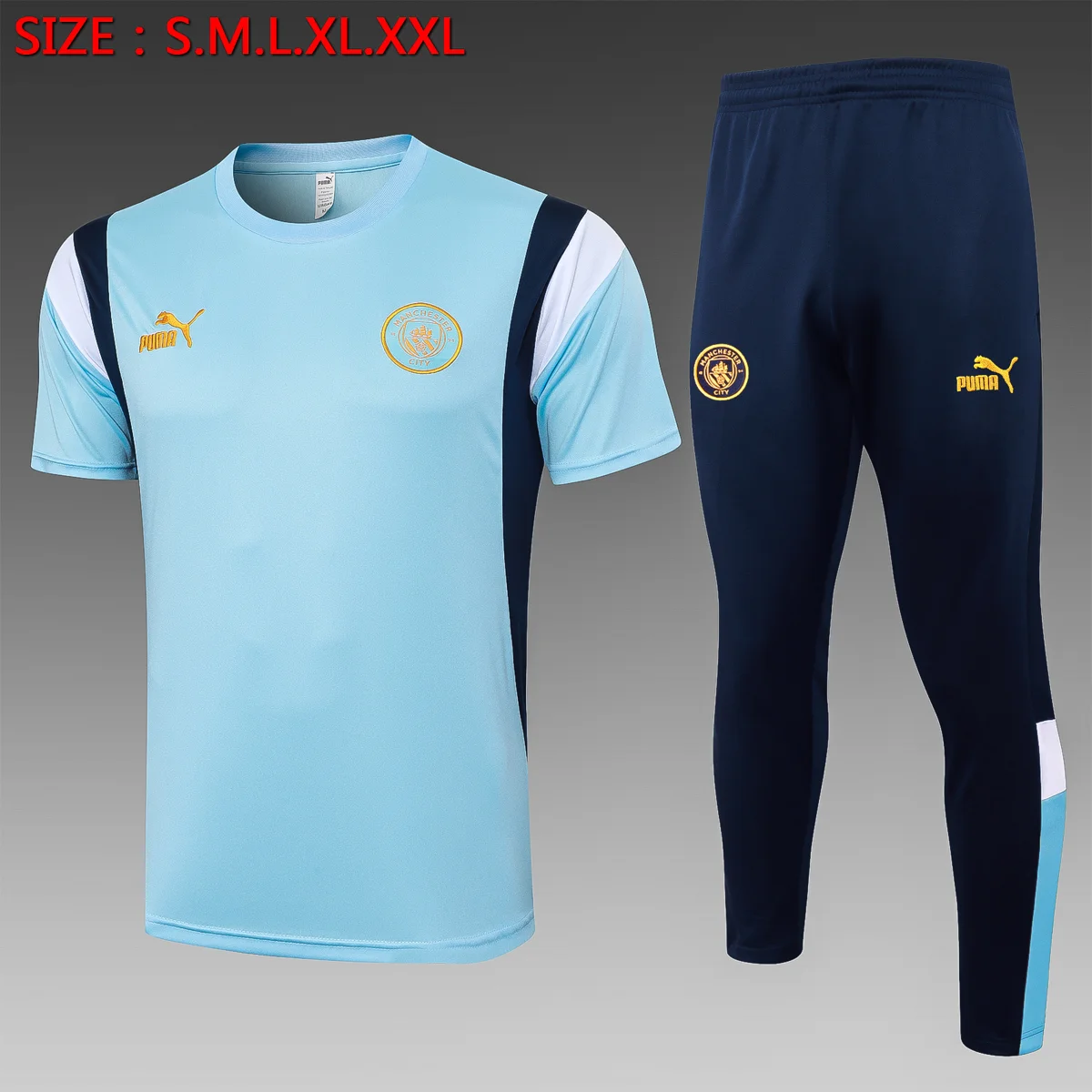 Camisa conjunto - Manchester City (manga curta)