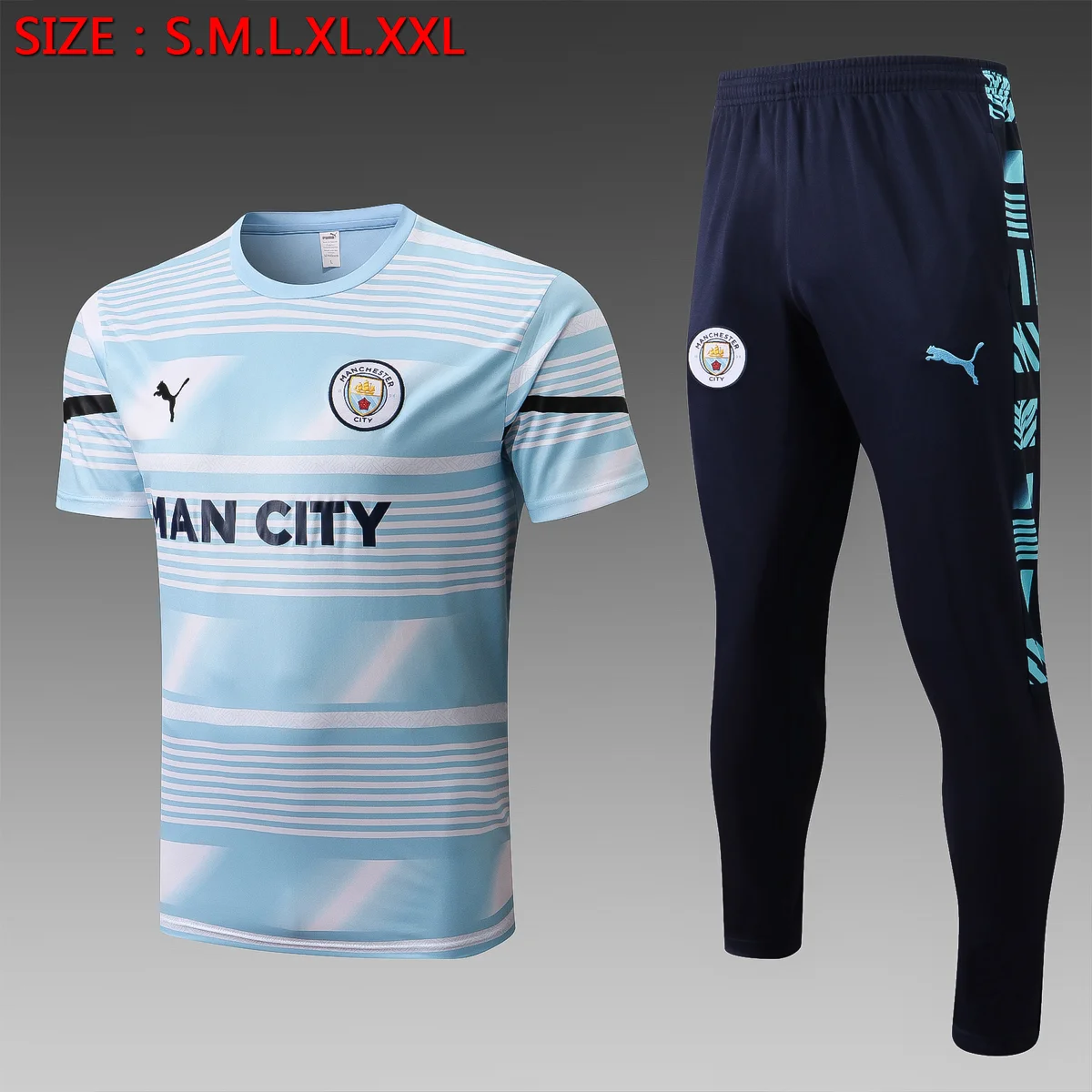 Camisa conjunto - Manchester City (manga curta)