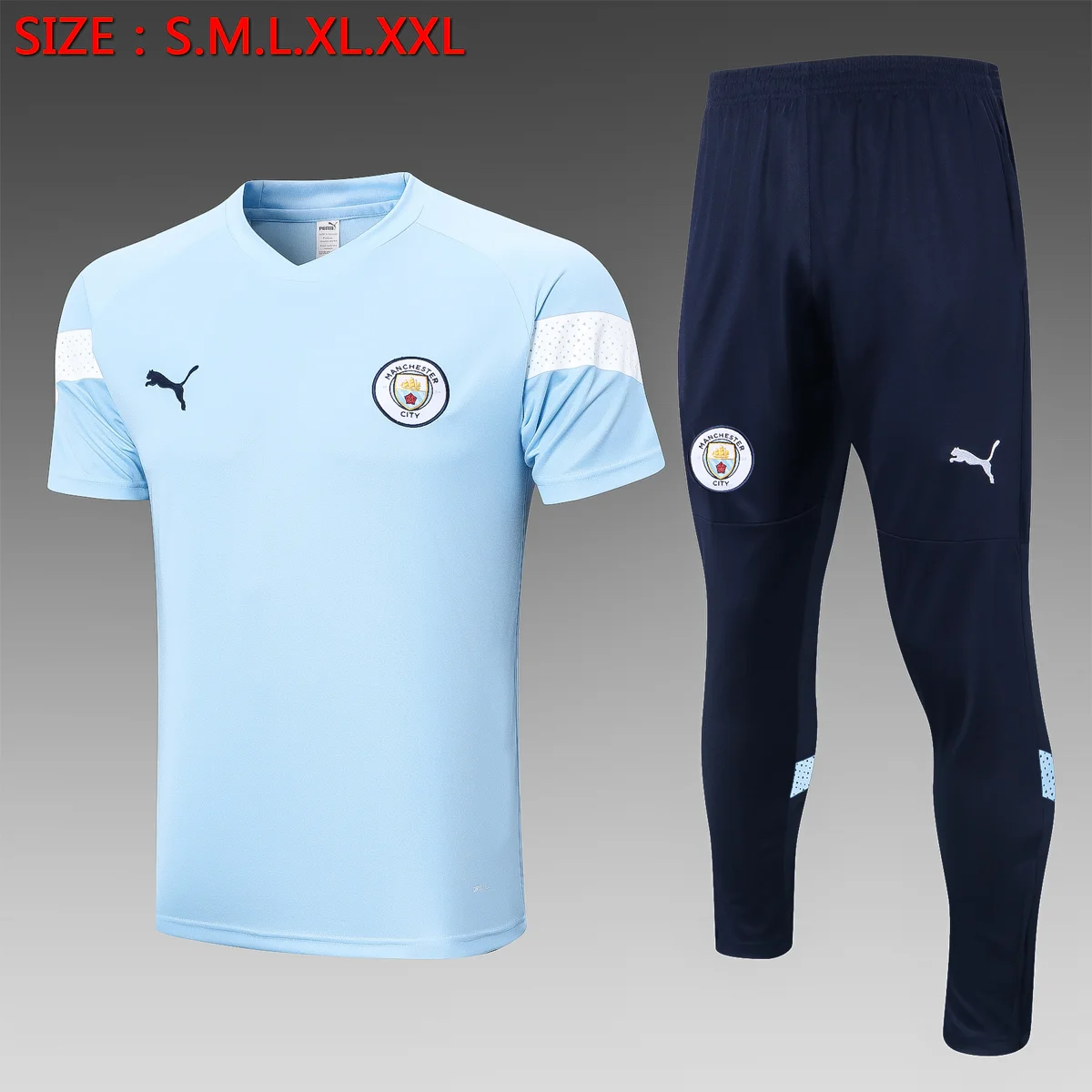 Camisa conjunto - Manchester City (manga curta)