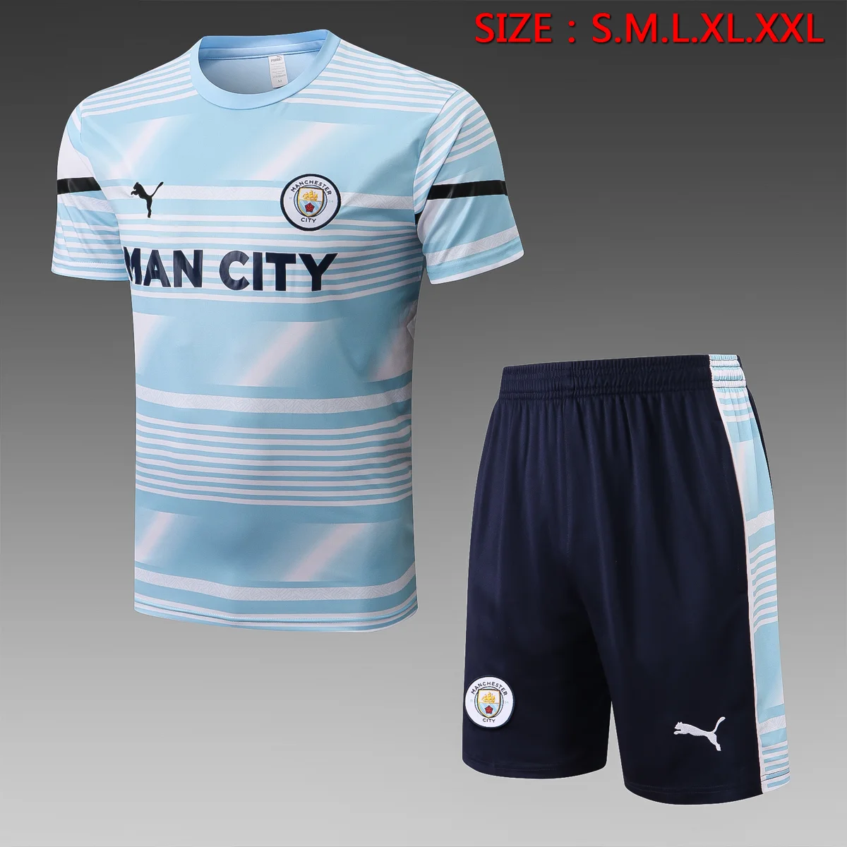 Camisa conjunto - Manchester City (manga curta)