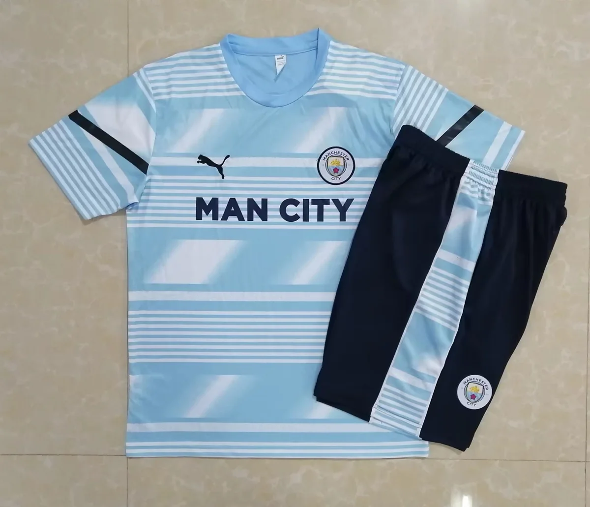 Camisa conjunto - Manchester City (manga curta)