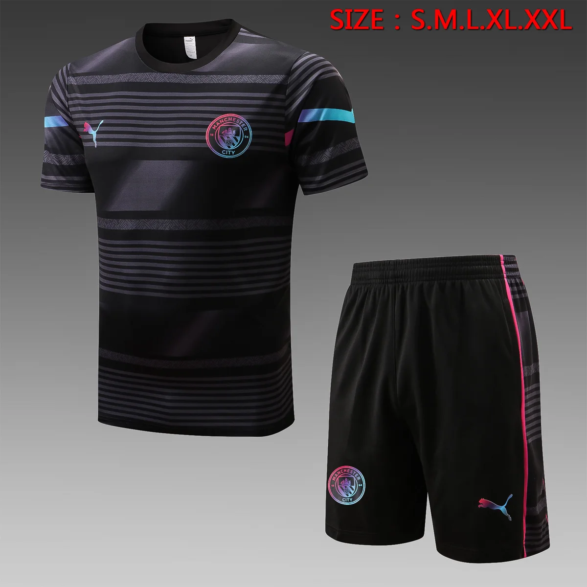Camisa conjunto - Manchester City (manga curta)