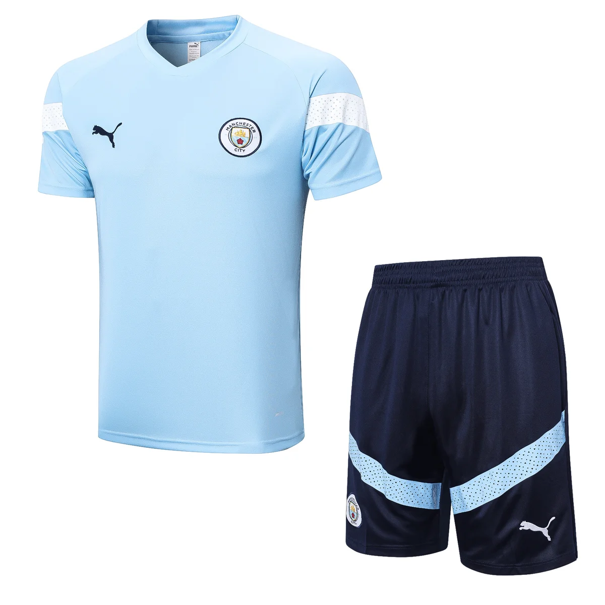 Camisa conjunto - Manchester City (manga curta)