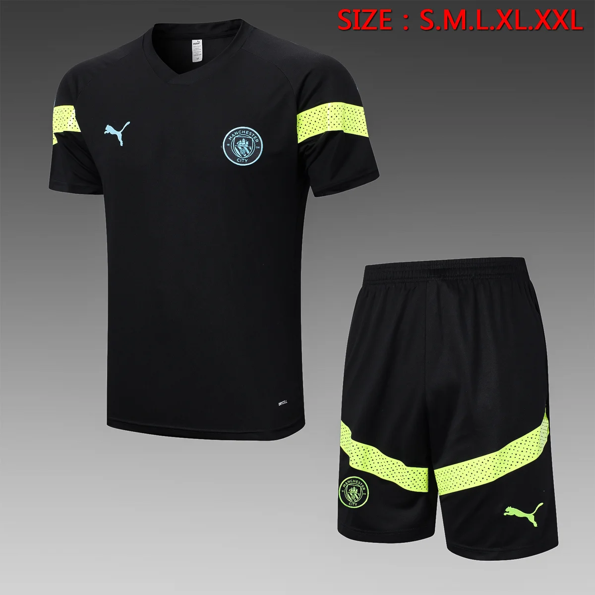 Camisa conjunto - Manchester City (manga curta)