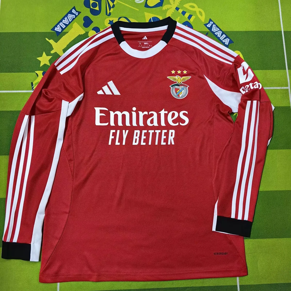 Camisa titular - Benfica (manga longa) - S a 4XL