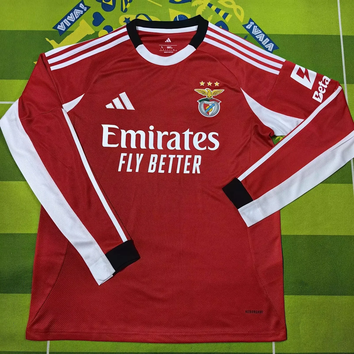 Camisa titular - Benfica (manga longa) - S a 4XL