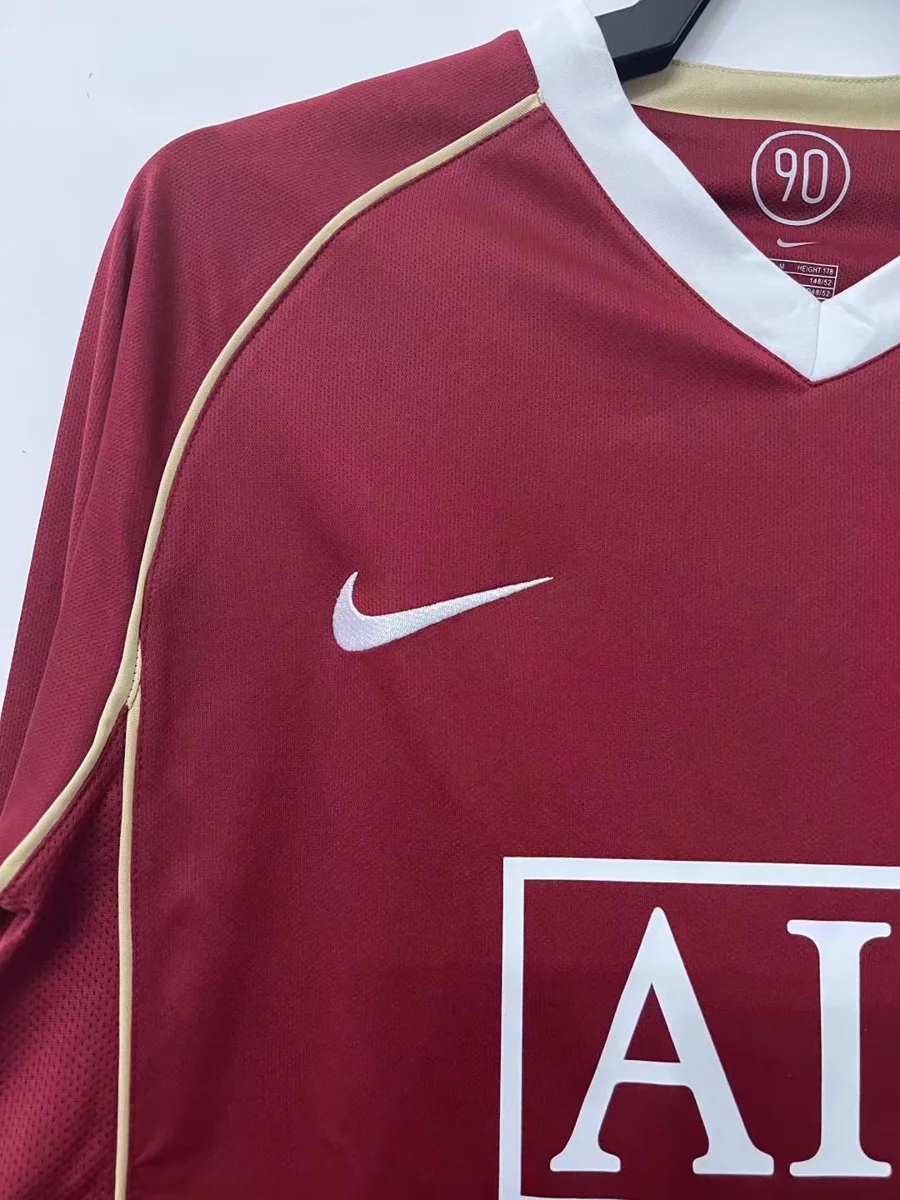 Camisa titular - Manchester United (manga longa) - 06 a 07