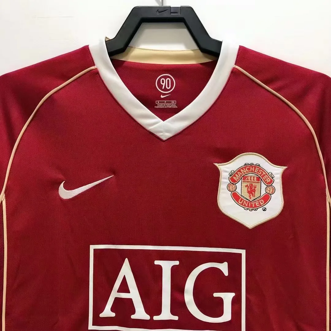 Camisa titular - Manchester United (manga longa) - 06 a 07