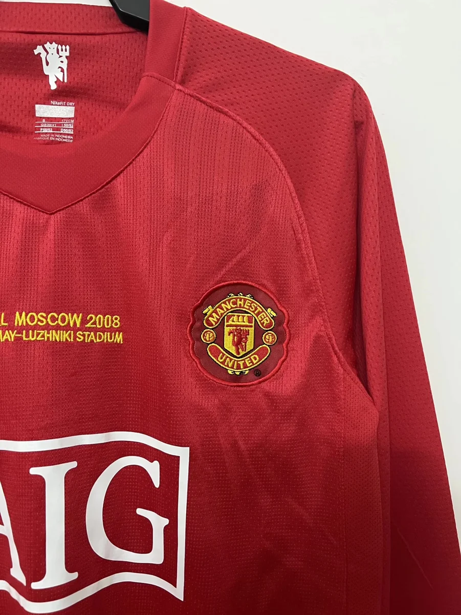 Camisa titular - Manchester United (manga longa) - 07 a 08