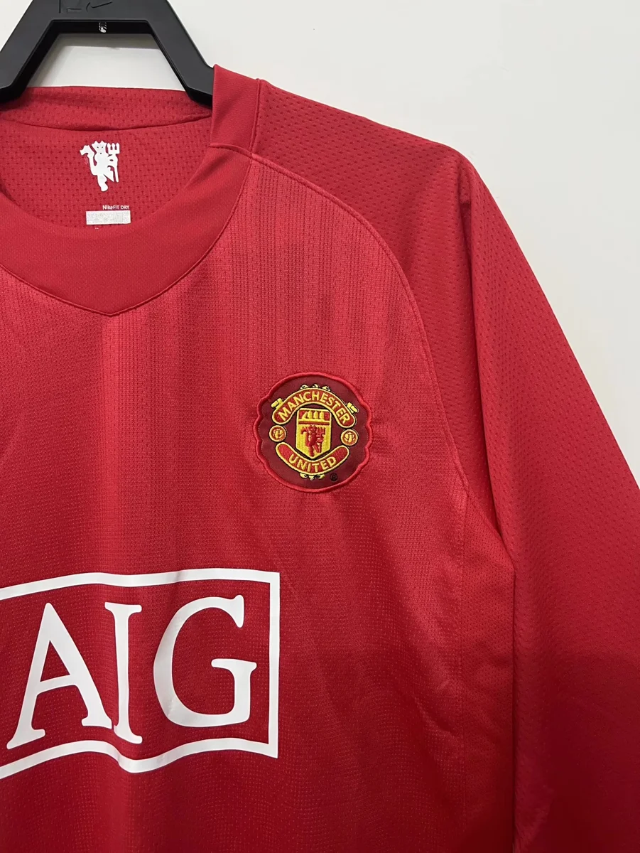 Camisa titular - Manchester United (manga longa) - 07 a 08