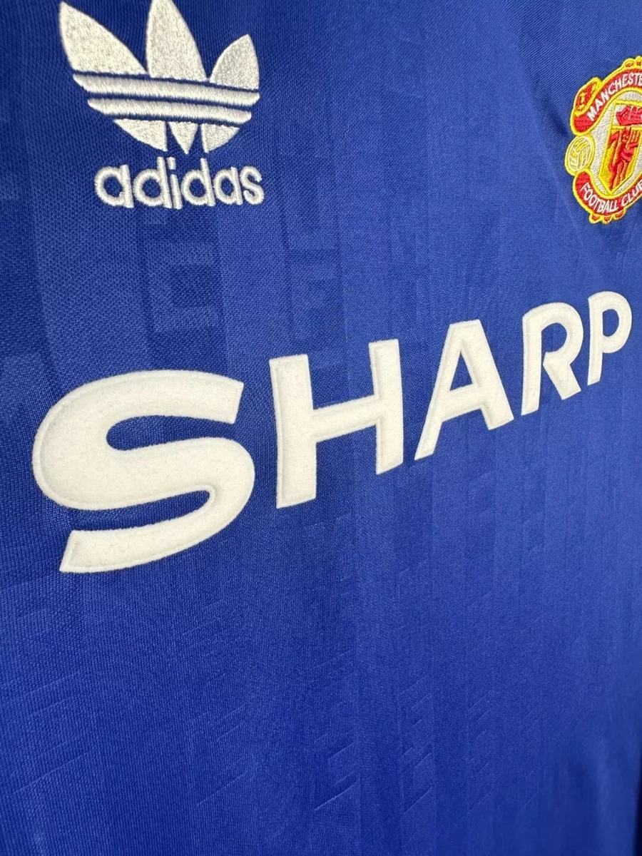 Camisa reserva - Manchester United 1988/90 (manga longa)