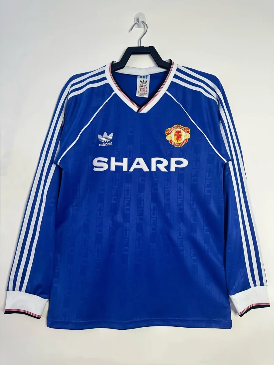 Camisa reserva - Manchester United 1988/90 (manga longa)