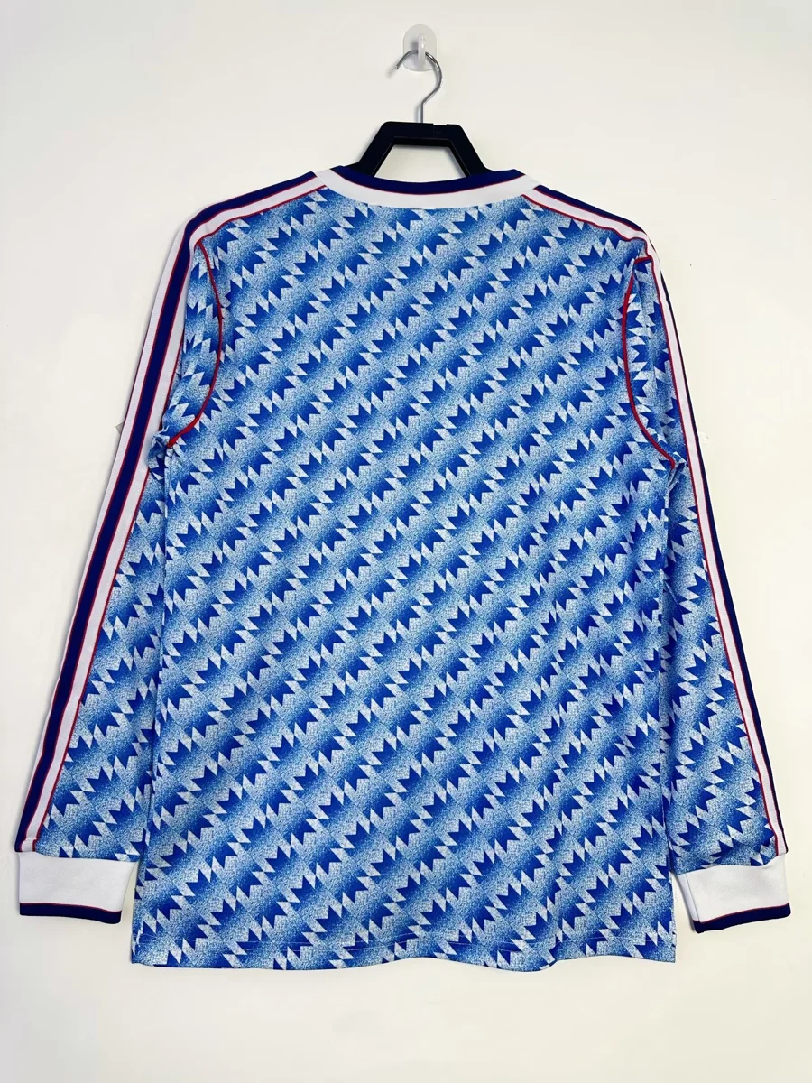 Camisa reserva - Manchester United 1990/92 (manga longa)