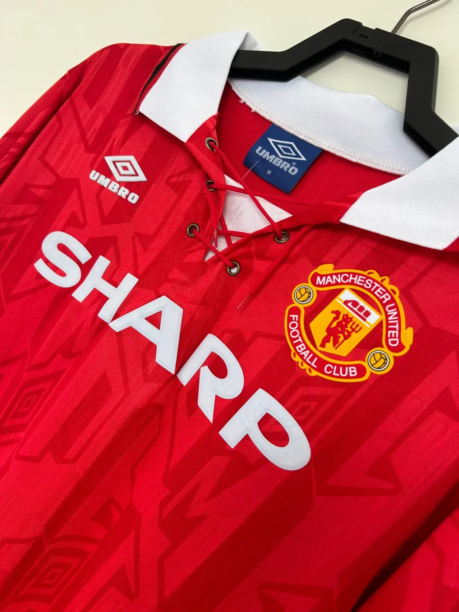 Camisa titular - Manchester United 1992/94 (manga longa)