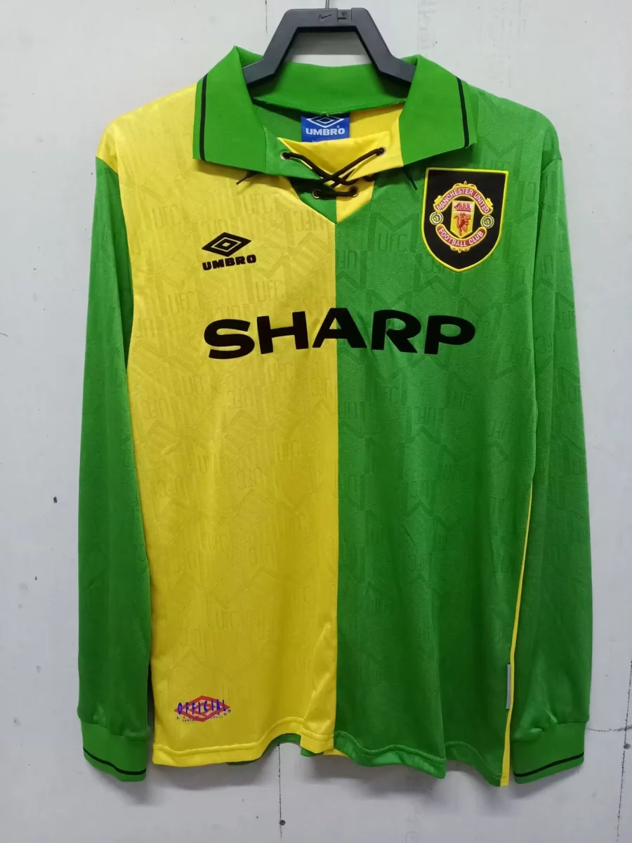 Camisa reserva - Manchester United 1992/94 (manga longa)