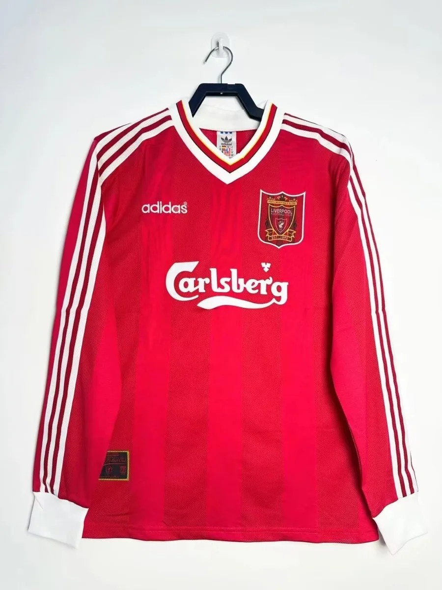 Camisa titular - Liverpool 1995/96 (manga longa)