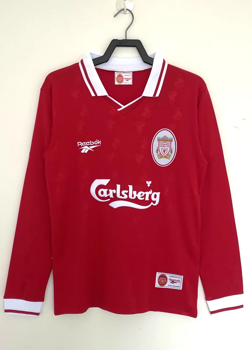 Camisa titular - Liverpool 1996/97 (manga longa)
