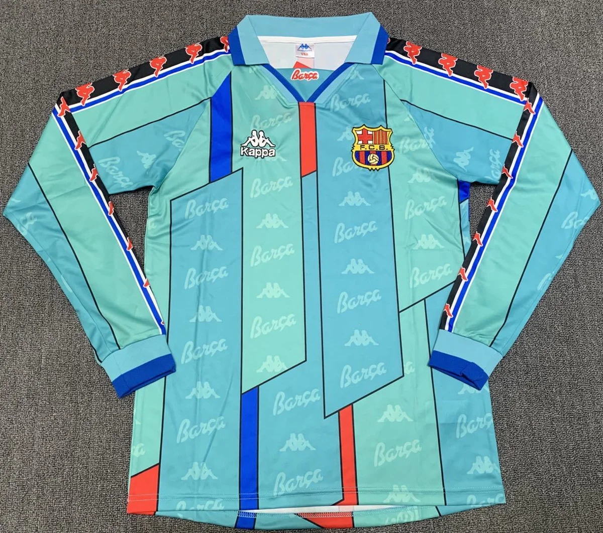 Camisa reserva - Barcelona 1996/97 (manga longa) - foto 3