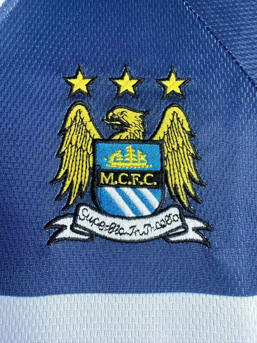 Camisa reserva - Manchester City 1997/98 (manga longa)