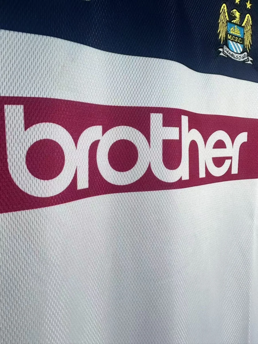 Camisa reserva - Manchester City 1997/98 (manga longa)