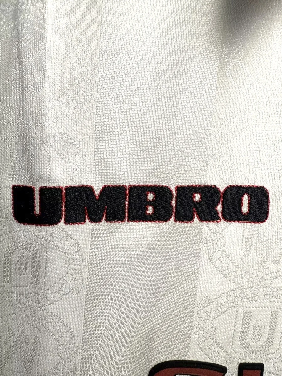 Camisa reserva - Manchester United 1998/99 (manga longa)
