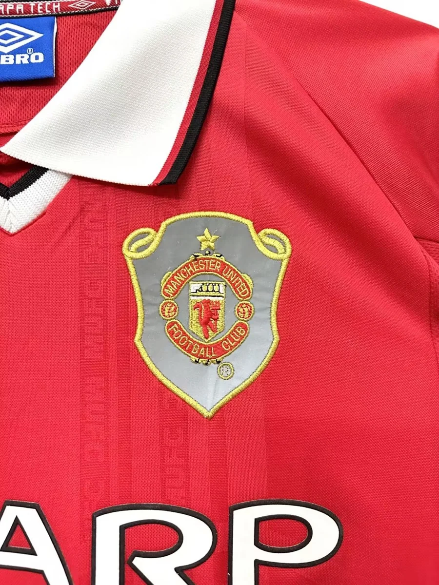 Camisa titular - Manchester United 1999/00 (manga longa) - S a XXL - foto 7