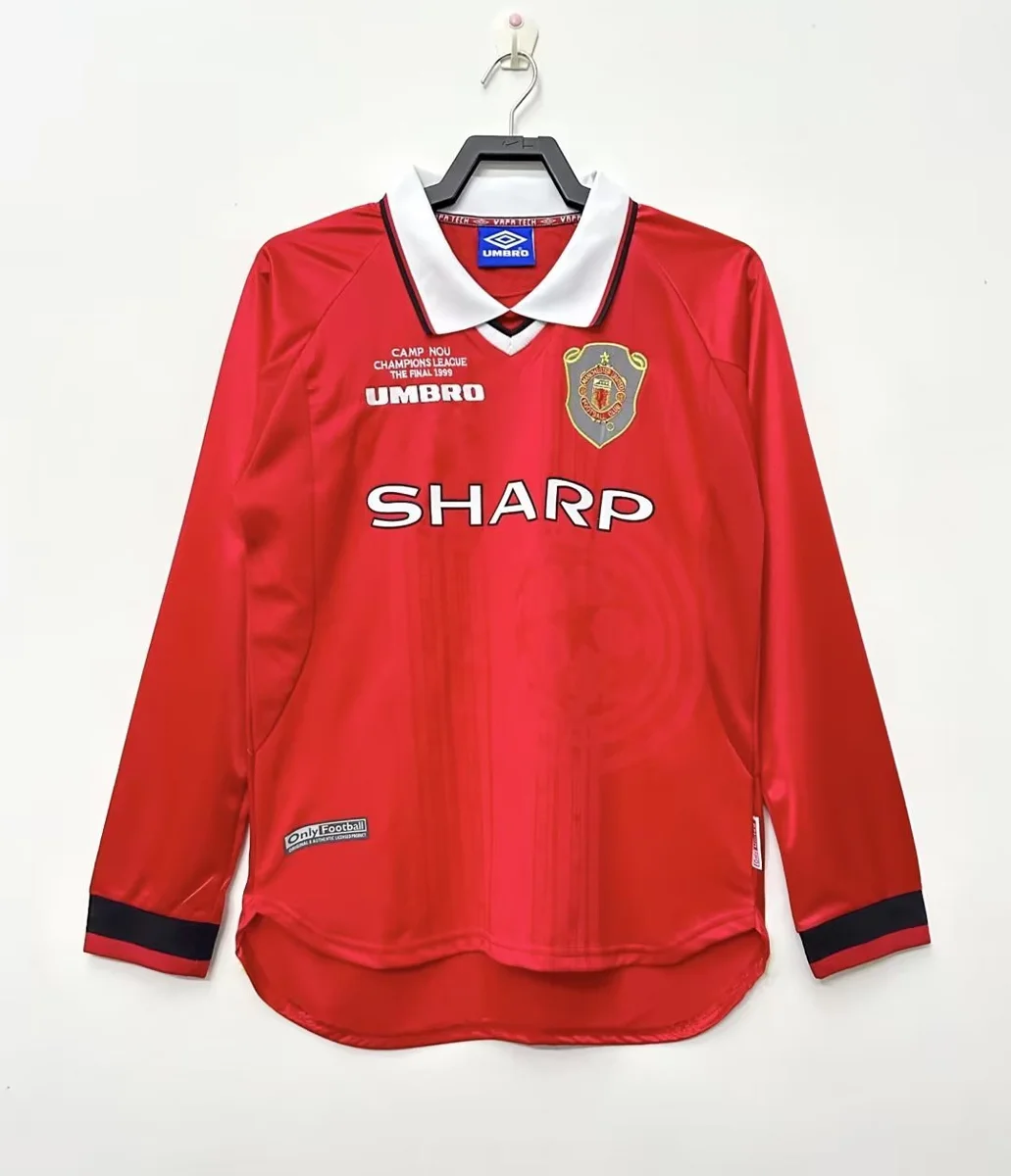 Camisa titular - Manchester United 1999/00 (manga longa) - S a XXL - foto 10