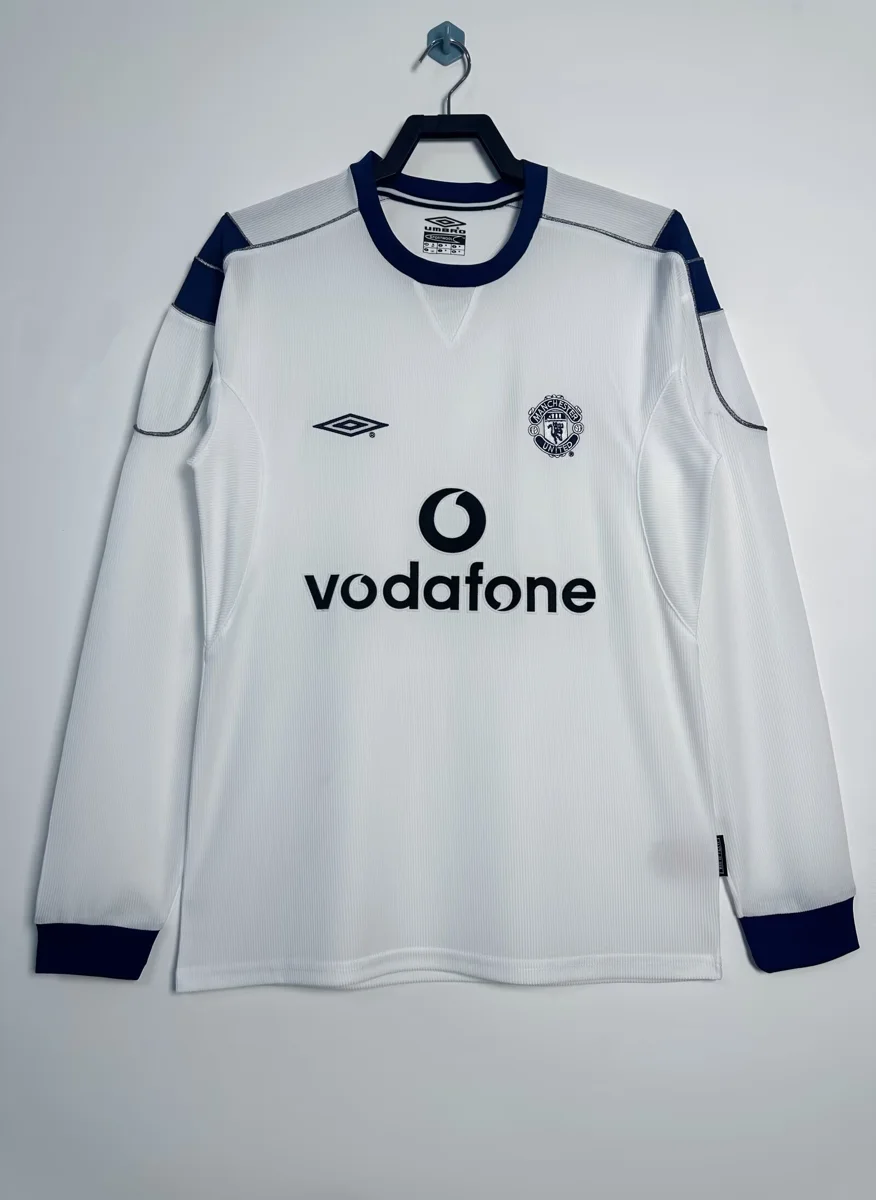 Camisa reserva - Manchester United 2000/01 (manga longa)
