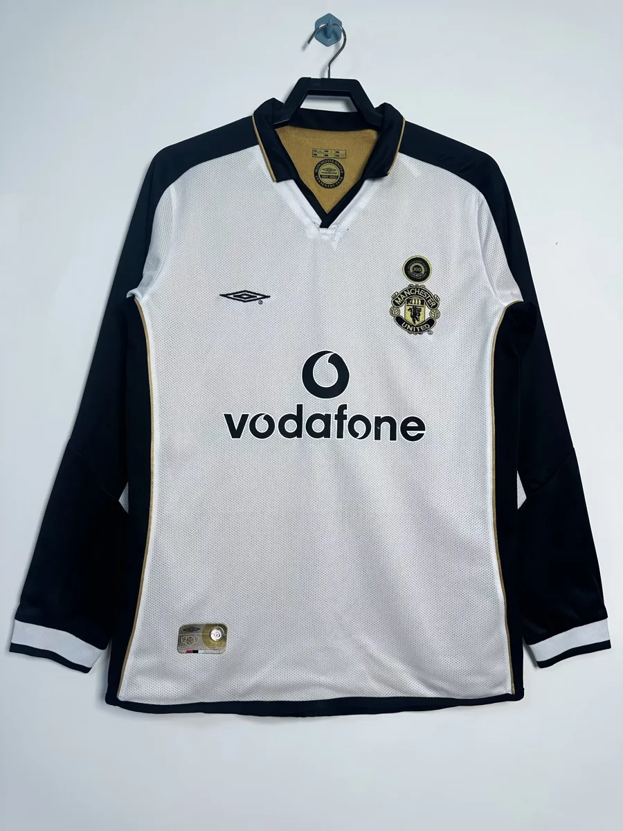 Camisa - Manchester United 2001/02 (comemorativa, manga longa)